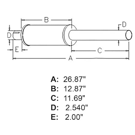 Aftermarket Muffler MUK40-0118